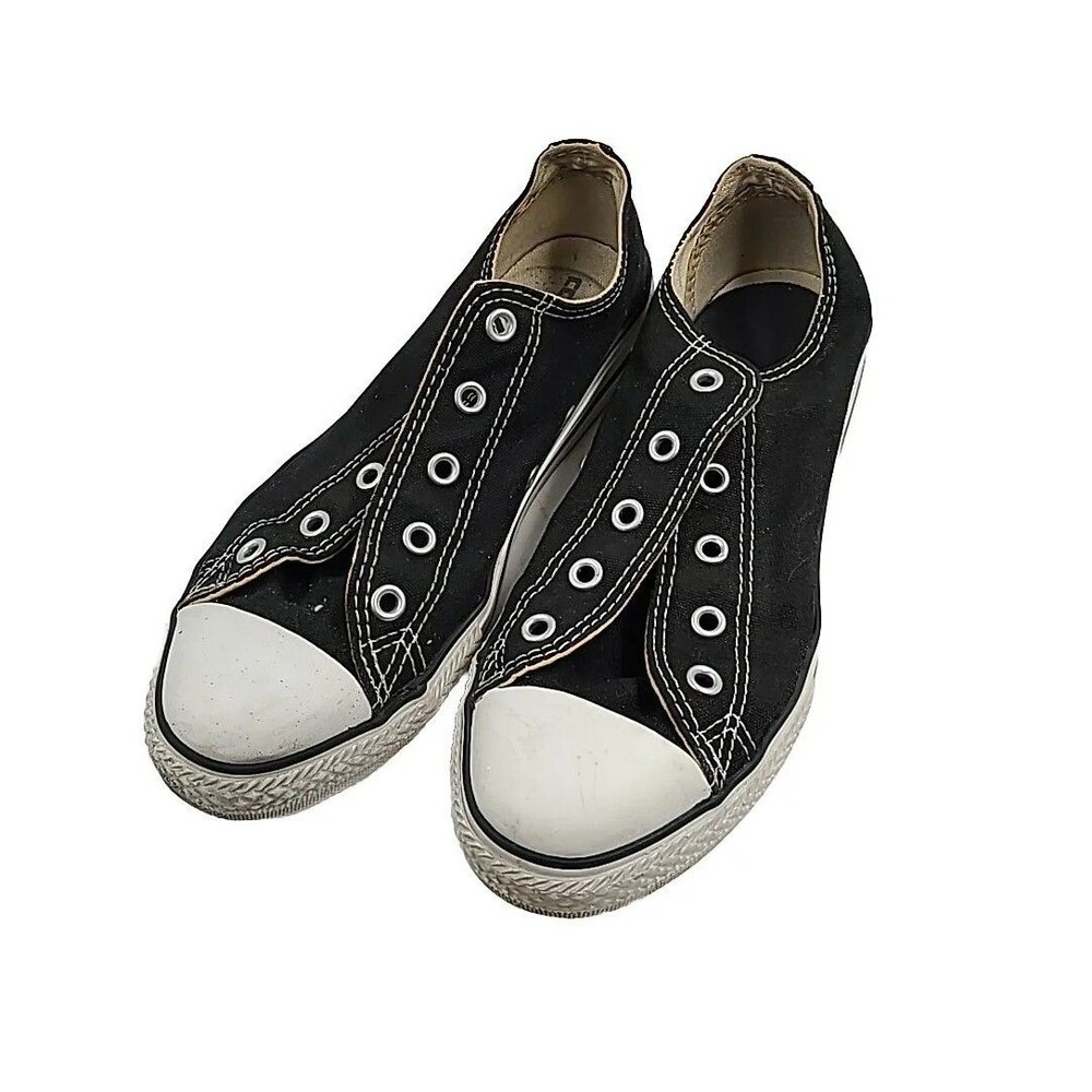 Converse Chuck Taylor All Star Youth Size 3 Black Low Top Sneakers Shoes